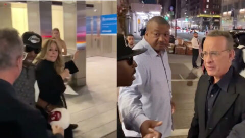 Tom Hanks Snapps at The Paparazzi After His Wife Gets Pushed and Honestly, Good For Him