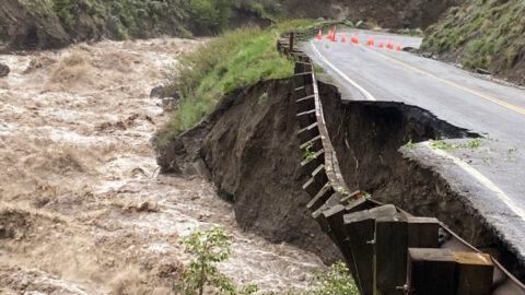 Yellowstone National Park is Closed Due To Dangerous Flooding And Some Locals Are Trapped