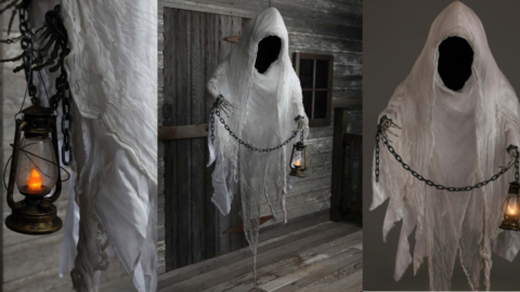 This Hanging Faceless Ghost Is Sure To Spook Your Neighbors This Halloween