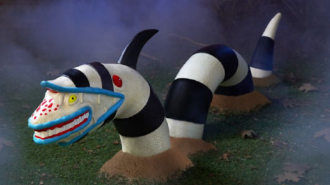 You Can Get A ‘Beetlejuice’ Sandworm Groundbreaker You Can Put in Your Yard for Halloween