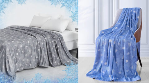 You Can Get A Coastal Cooling Blanket That Absorbs Heat to Keep You Cool While You Sleep
