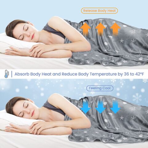 You Can Get A Coastal Cooling Blanket That Absorbs Heat to Keep You ...
