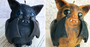 You Can Get The Most Adorable Bat Candle Just in Time for Halloween