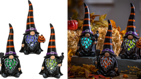 Lowe’s is Selling Color-Changing Halloween Gnomes That Are Just Too Cute To Be Scary