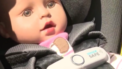 This New Device Will Alert Parents Through An App If Baby Is Left In A Hot Car And It Is A Gamechanger