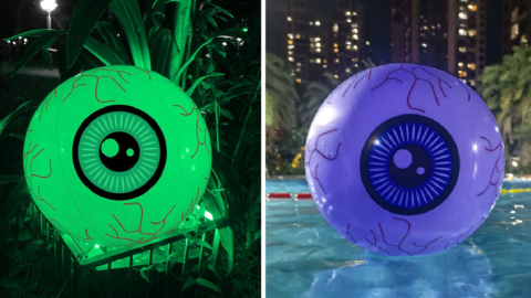 You Can Get Giant Inflatable Color Changing Eyeballs Just in Time for Halloween