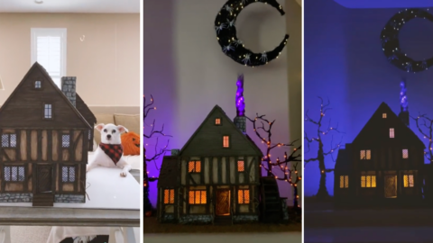 This Guy Made the Entire ‘Hocus Pocus’ Cottage Out of Craft Supplies and It Looks Exactly Like the Movie