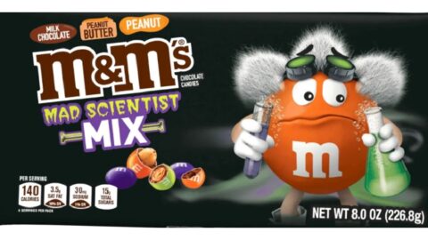 M&M Releases New Mad Scientist Candy Packs That Feature Ghoulish Halloween Colors