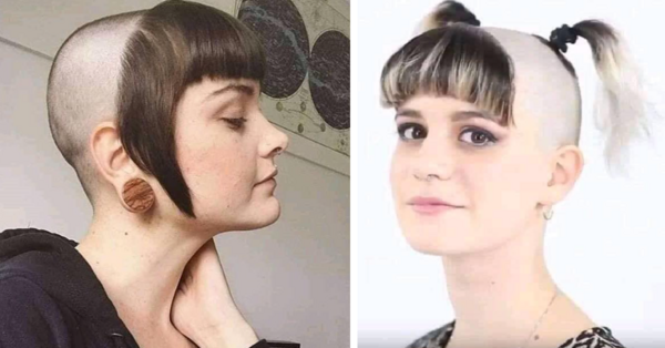 Half-Shaved Heads Are The New Trend And I Think I’ll Sit This One Out