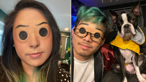 You Can Get A Button Eye Mask That Will Make You Look Like Someone Straight Out of The Movie ‘Coraline’