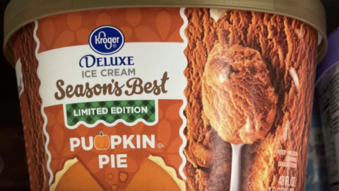 Kroger Released Pumpkin Pie Ice Cream Just in Time For Fall