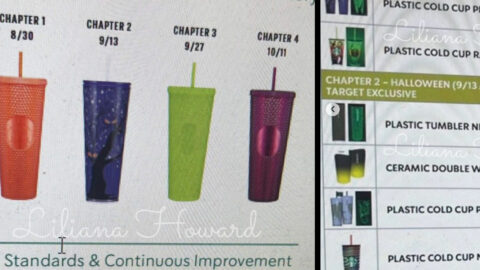 Here’s Your Sneak Peek Of The 2022 Starbucks Halloween Cups Coming Including New Glow-in-The Dark Cups