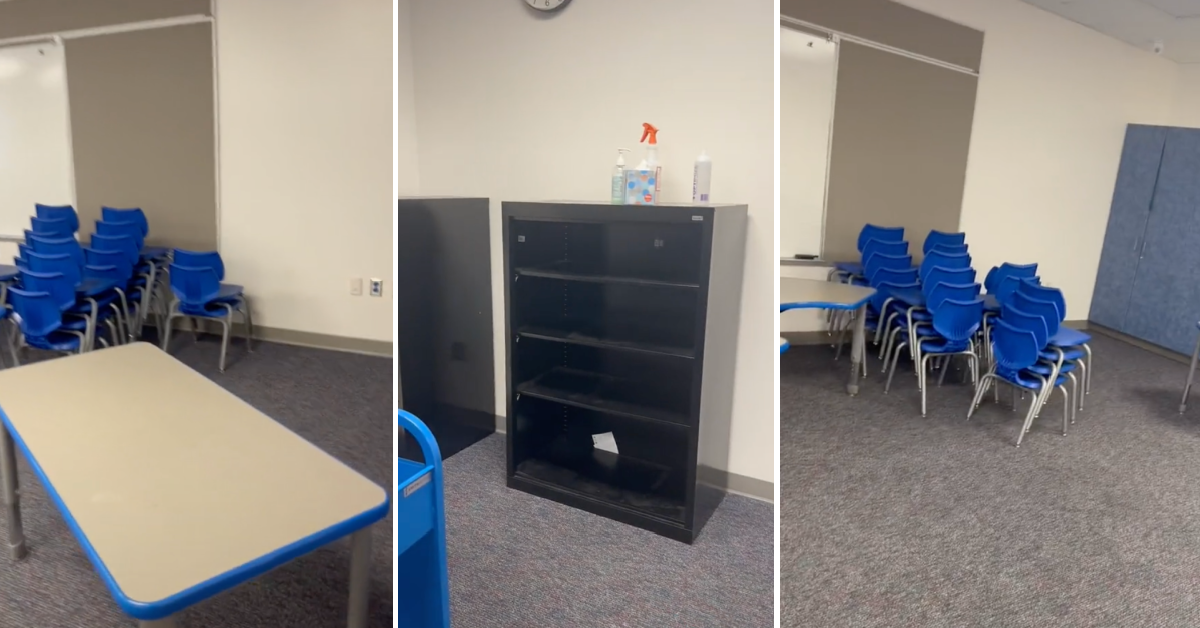 This Kindergarten Teacher Shares a Heartbreaking Video of Her Bare Classroom