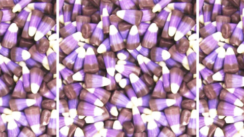 This New Blackberry Cobbler Candy Corn Is Going To Be Your Go-To Candy For Halloween