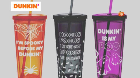 Move Over Starbucks, Dunkin’ Is Releasing Halloween Tumblers That Are Spooky Good