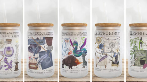 These Harry Potter Frosted Glass Cups Are So Magical, You Can Just Accio Them To Me