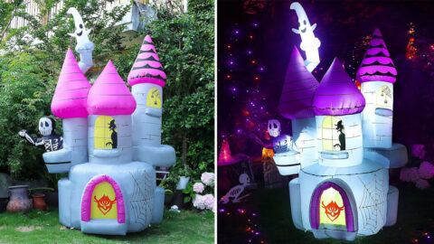 You Can Get The Cutest Inflatable Haunted Halloween Castle Just In Time For Halloween￼