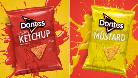 🥫Doritos Just Released Ketchup and Spicy Mustard Flavored Chips Inspired by Our Favorite Condiments