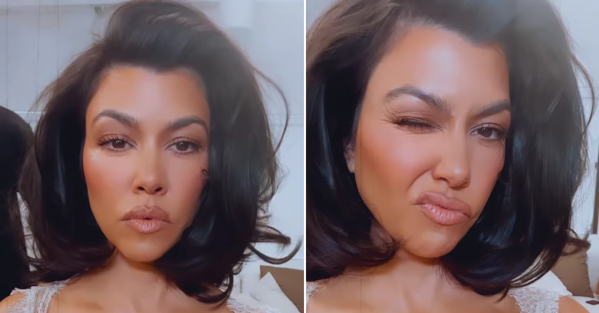 Kourtney Kardashian Just Got ‘The Rachel’ Haircut And It’s Giving Us All The 90s Vibes
