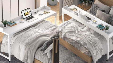 This Overbed Table Takes Working From Home to The Next Level