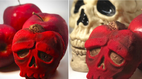 These Poison Apple Bath Bombs Are The Perfect Way To Relax This Halloween Season