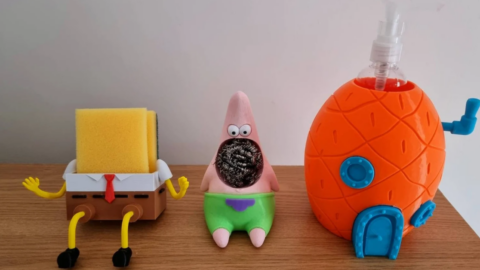 You Can Get A Spongebob Soap And Sponge Holder Set And My Life is Complete