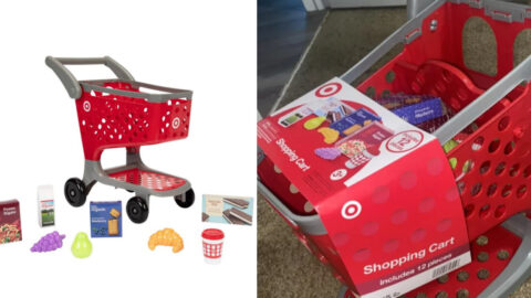 Target is Selling A Mini Shopping Cart for Kids That Comes with A Tiny Coffee Cup