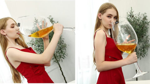 You Can Get A Giant Wine Glass For Those Times You Just Need A Mega Pint Of Wine