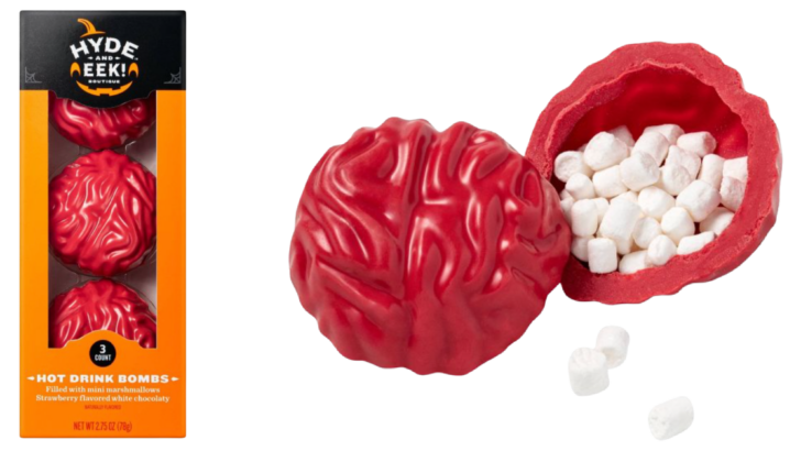 Target is Selling Brain Hot Cocoa Bombs That Turn Your Milk Pink