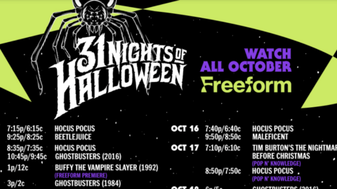 Freeform’s 31 Days of Halloween Movie Schedule Is Here So You Can Plan Out Your Entire October