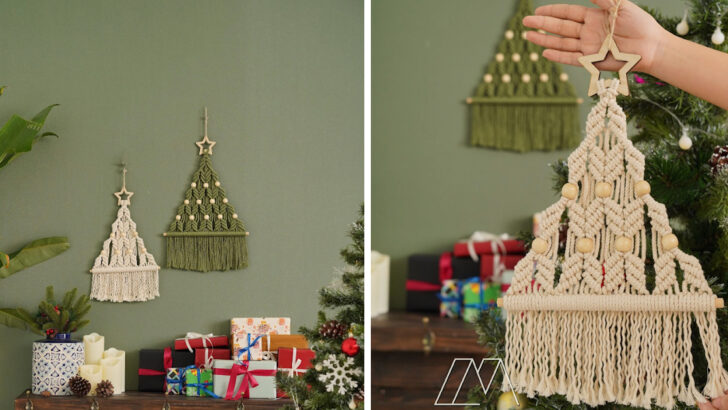 These Boho Christmas Tree Wall Decorations Will Bring Chic To Your Home This Holiday Season