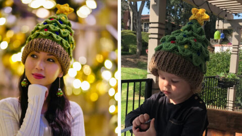 You Can Get A Christmas Tree Beanie And It’s Sure To Put You In The Christmas Spirit