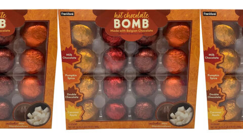 You Can Get A 16-Count Hot Chocolate Bomb Box That Includes A Caramel Apple Flavor
