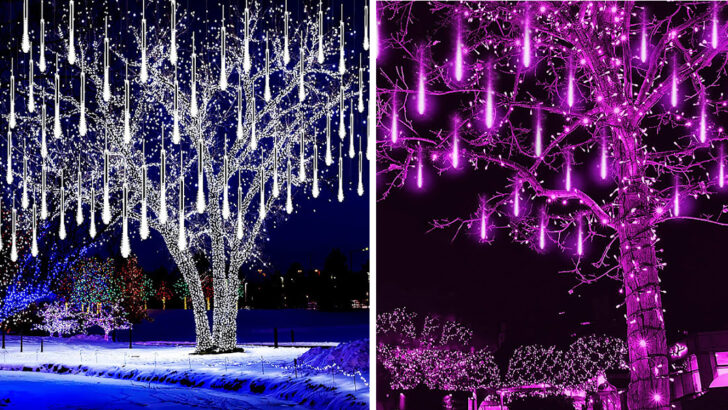 These Cascading Icicle Lights Are The Perfect Way To Make Your Holidays Merry And Bright