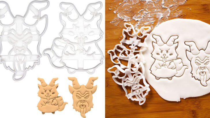 This Pair Of Krampus Cookie Cutters Is The Perfect Way To Have A Creepy Christmas