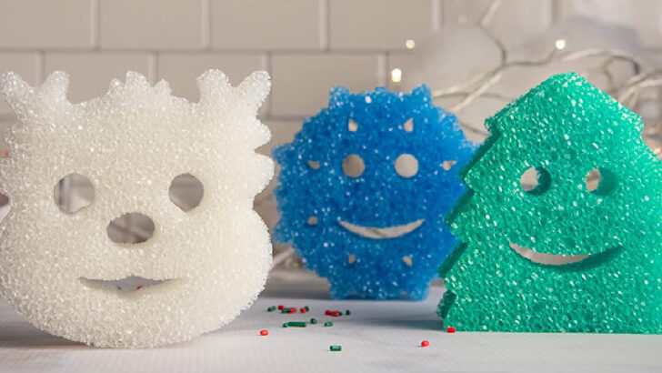 You Can Get Scrub Daddy Holiday Sponges To Bring A Bit Of Christmas Cheer To Washing Dishes
