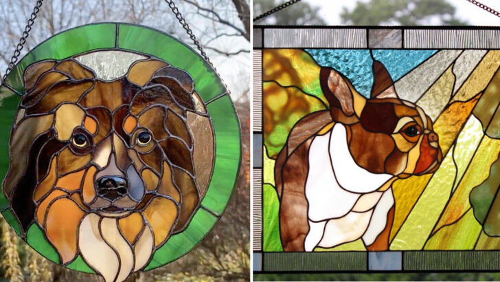 These Personalized Stained Glass Pet Portraits Are The Perfect Gift For That Animal Lover In Your Life