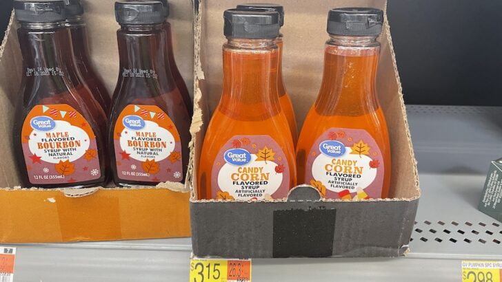Walmart Is Selling $3 Glittered Candy Corn Syrup So Your Breakfast Just Got A Sweet Fall Upgrade