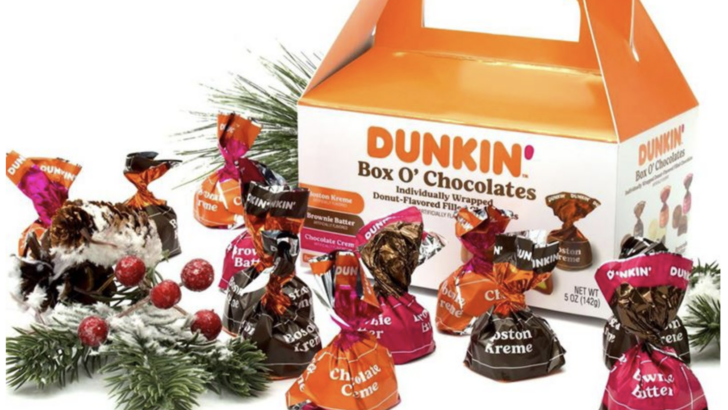 You Can Get An Entire Box of Dunkin’ Donut-Flavored Filled Chocolates Just in Time for The Holidays