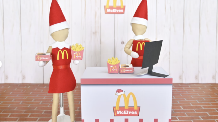 You Can Get A Mini McDonald’s Meal So Your Elf on The Shelf Can Have A Fast Food Night at Home