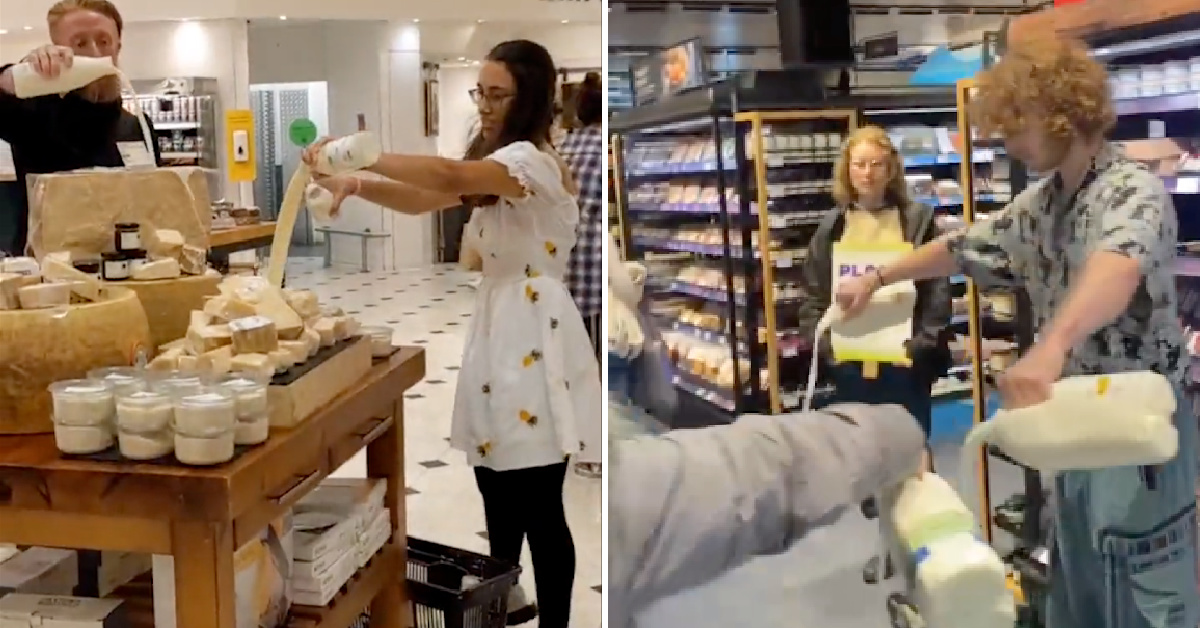 Teens Are Pouring Out Milk in Grocery Stores And People Are Having None Of It
