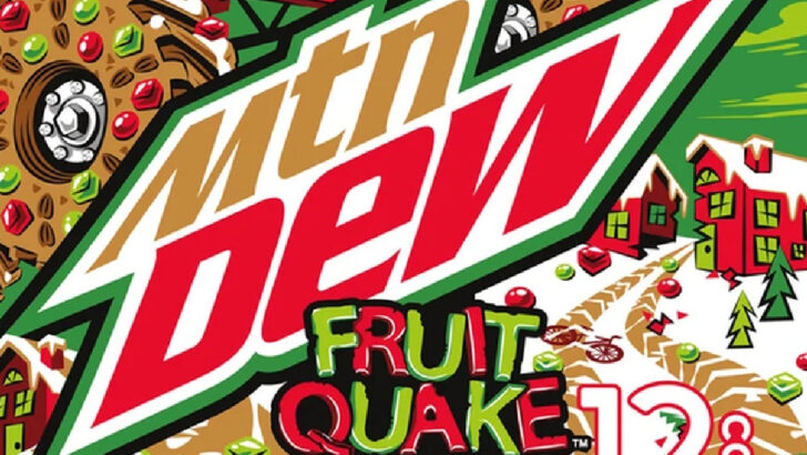 Mountain Dew Just Released a Fruitcake Inspired Soda Just In Time for the Holidays