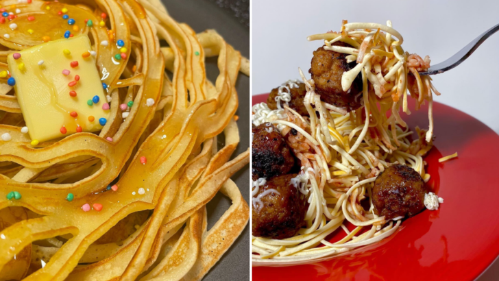 Mover Flap Jacks, ‘Pancake Spaghetti’ Is the Hottest New Food Trend for Breakfast