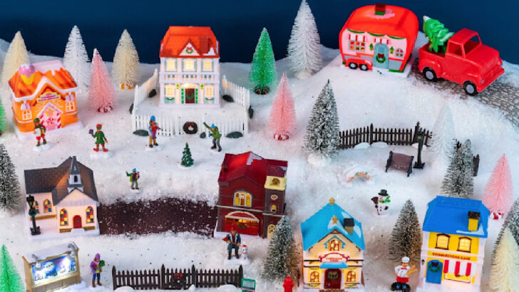 Dollar Tree is Selling An Entire Christmas Village And It’s A Winter Wonderland