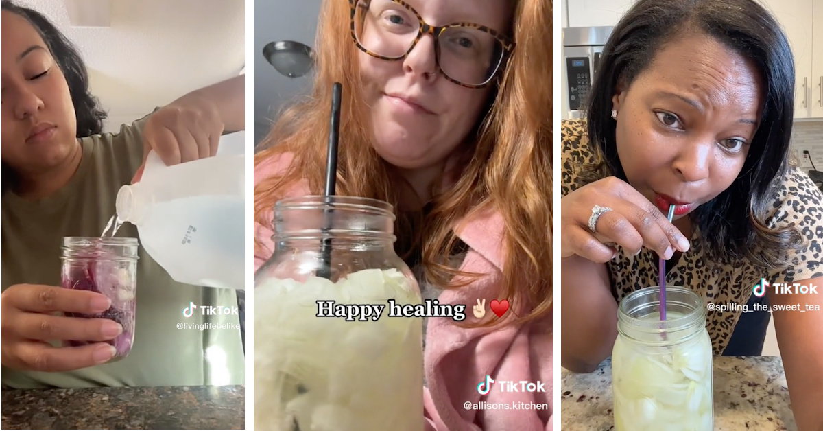People Swear This Onion Drink Helps With Congestion And Sinus Pressure And You May Want To Give It A Try