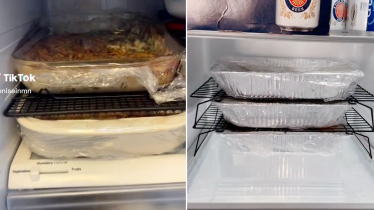This Cooling Rack Hack is Pure Genius For Storing All Those Holiday Leftovers