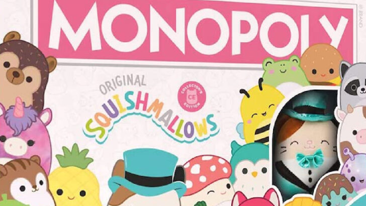 Squishmallows Monopoly Exists and There’s Even a Squishmallow Pillow Included Inside