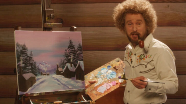 Owen Wilson Channels Bob Ross In This New Film And It Looks Hilarious