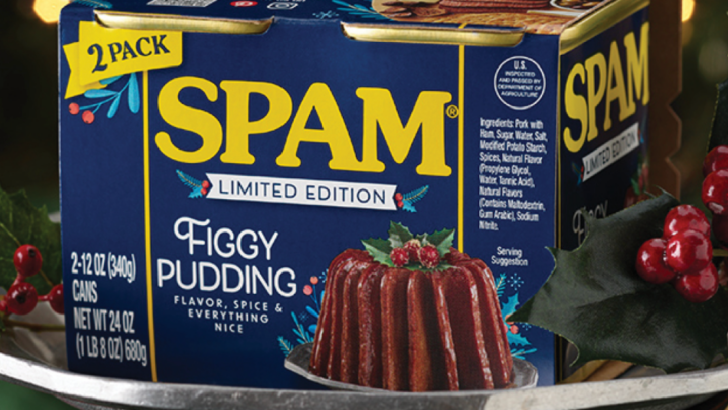 Move Over Christmas Ham, Spam Just Released a Figgy Pudding Flavor for the Holidays