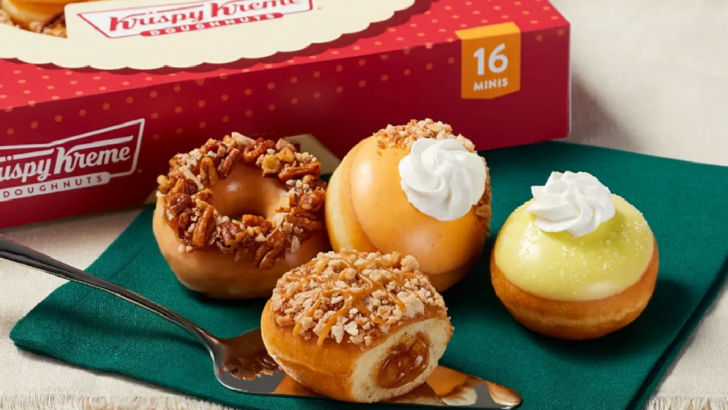Krispy Kreme Just Released Doughnuts Stuffed With Popular Pie Fillings for Thanksgiving